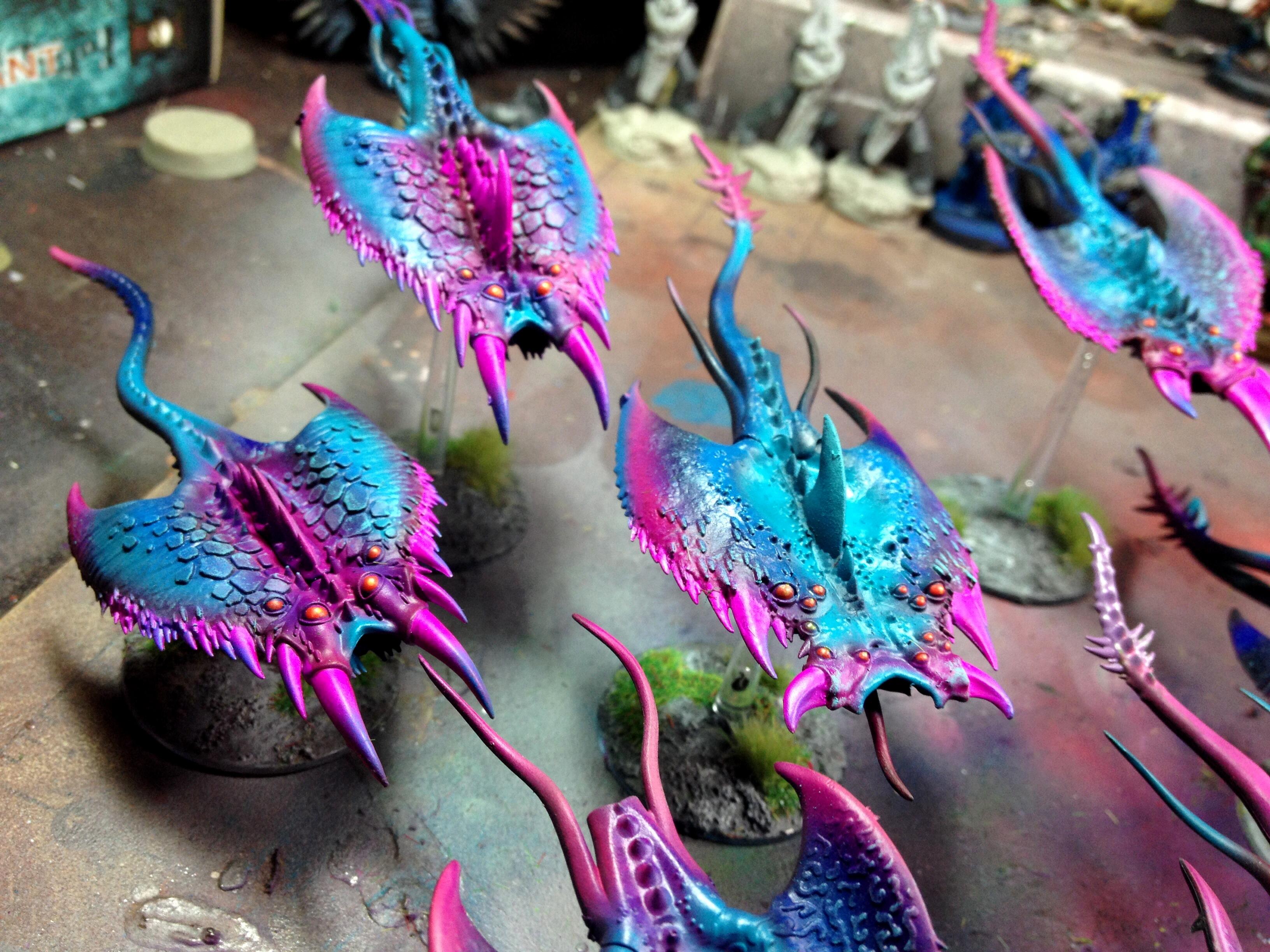 Chaos Daemons Screamers Tzeench Screamers Awesone Screamers Tzeench Gallery Dakkadakka 7489